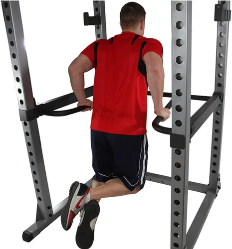 Vista 2 de Body-Solid Accesorio de barra de inmersión DR378 para rack de alimentación GPR378