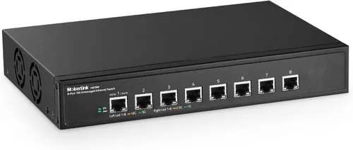 Vista 11 de MokerLink Switch Ethernet de 4 puertos 2.5G con ranura SFP+ de 2 puertos 10G, 4 puertos Base-T de 2.5G compatibles con 10/100/1000Mbps, conmutador