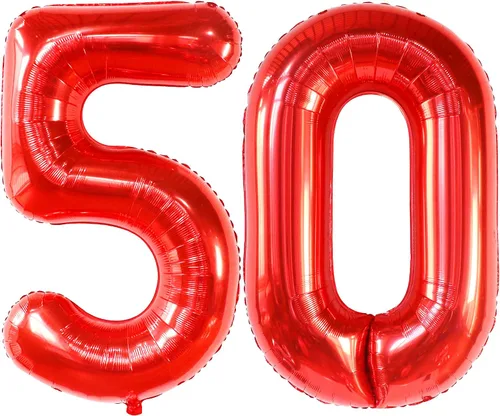 Vista 9 de KatchOn - Globo negro grande del número 50, 40 pulgadas, decoraciones de cumpleaños 50 negro sobre la colina para hombres y mujeres, decoraciones