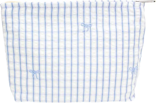 Vista 57 de Pazimiik Bolsa de maquillaje floral, grande, de algodón, con cremallera para bolsa de viaje, organizador de maquillaje de lona para mujeres