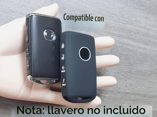 Vista 2 de 2 piezas 4 botones Funda de llave inteligente de silicona Compatible con 2023 2022 2021 2020 2019 Mazda 3 6 CX-30 CX-5 CX-9 CX-50 (Negro)
