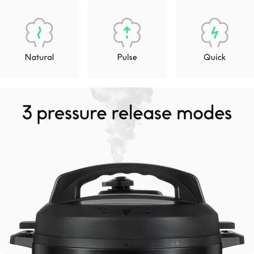 Vista 14 de CHEF iQ Olla a Presión Inteligente con WiFi y Báscula Incorporada - Multicocina 10 en 1 Fácil de Usar con Más de 500 Recetas Guiadas - Olla