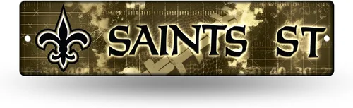 Vista 10 de Señal de calle de plástico NFL Rico Industries 4" x 16