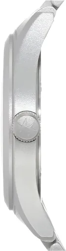 Vista 2 de Hamilton Watch Khaki Field Mechanical 42mm Case, White Dial, Silver Stainless Steel Bracelet (Model H69529113)
