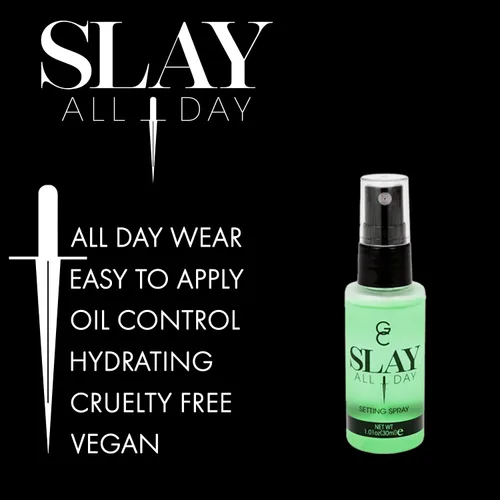 Vista 4 de Gerard Cosmetics Espray fijador Slay All Day, tamaño para viajes