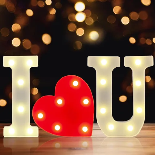 Vista 13 de Números Decorativos con Luces LED, Decoraciones de Cumpleaños número 13, Luces de Números LED Blanco Cálido, Letrero de Número de Marquesina