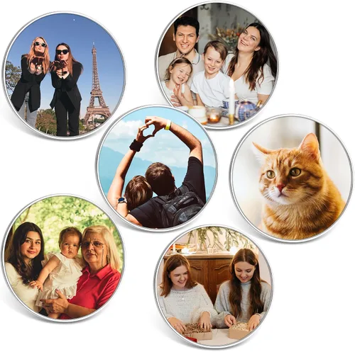 Vista 8 de GEHECRST Imanes de nevera con foto personalizada para refrigerador, imágenes coloridas para el hogar, oficina, cocina, escuela, casillero