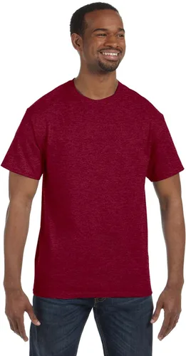 Vista 209 de Gildan Camiseta G500 para hombre Ceniza/baya