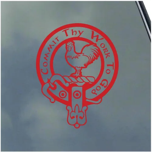 Vista 11 de Sinclair Scottish Clan - Calcomanía de vinilo con opción de bandera, diseño de tartán