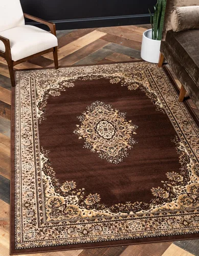 Vista 67 de Unique Loom - Alfombra de área estilo persa tradicional de la colección Reza, de 2 pies 2 pulgadas x 3 pies, colores negro y beige