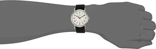 Vista 4 de Timex Reloj unisex Weekender de 1496in Negro crema blackCream 38 mm Correa