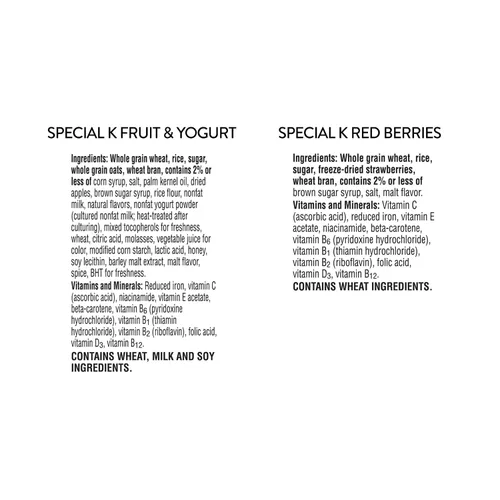 Vista 3 de Kellogg's Special K - Cereal para desayuno frío, 11 vitaminas y minerales, paquete variado (3 cajas)