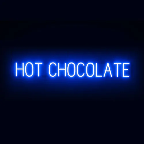 Vista 25 de SpellBrite Letrero de té Aspecto de letrero de té neón, luz LED azul, 13.1 x 6.3 pulgadas Ultra-Bright Click-Together Signage for Cafes, with