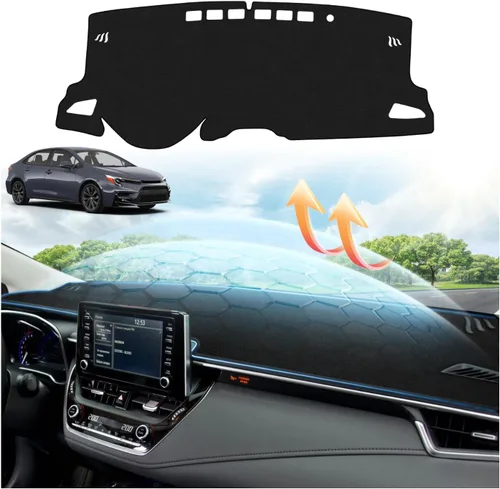 Vista 12 de CARTIST Cubierta para Tablero Compatible con Toyota 4Runner 2003 2004 2005 2006 2007 2008 2009 Accesorios Cubierta de Tablero Alfombra
