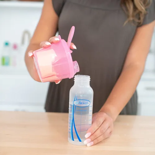 Vista 12 de Dr. Brown's Insta-Prep - Dispensador de agua caliente con dispensador de fórmula para bebés, color rosa