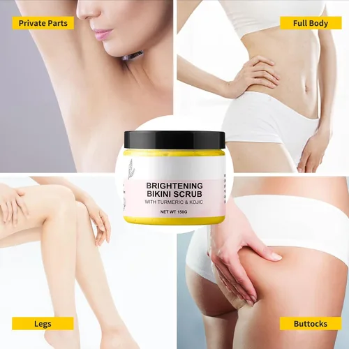Vista 2 de Exfoliante de área de bikini exfoliante corporal exfoliante de cúrcuma Kojic Bump Eraser KP exfoliante corporal encarnado tratamiento corporal