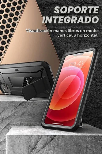 Vista 4 de SUPCASE Funda para iPhone 13 Mini (5.4 pulgadas) con protector de pantalla