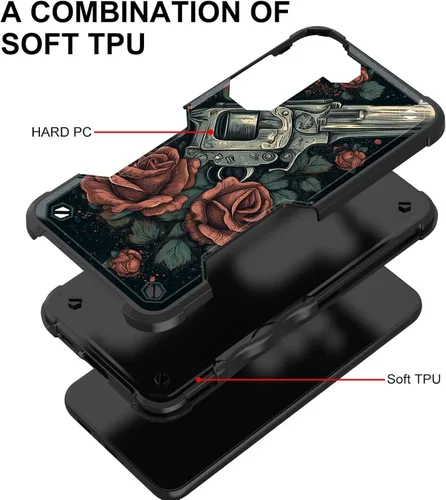 Vista 575 de Funda para Galaxy A14 5G, [Doble Capa][Protección contra Caídas de Grado Militar de 10 Pies] [Antideslizante] Funda Resistente a Prueba de Golpes