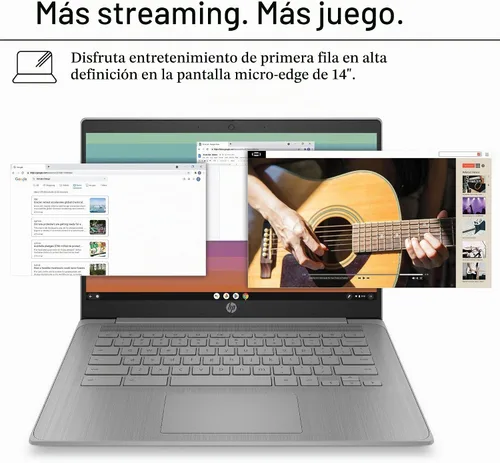 Vista 3 de Computadora portátil HP de 14" para estudiantes, edición 2026, procesador