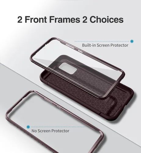 Vista 7 de SURITCH Funda para Samsung Galaxy S20 Plus, marco frontal extra, resistente y a prueba de golpes, con protector de pantalla integrado para Samsung