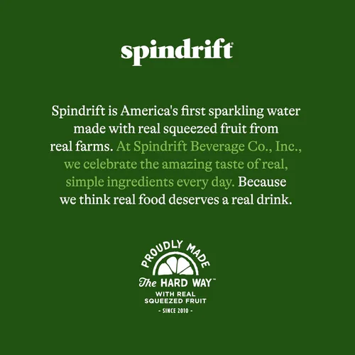 Vista 9 de Spindrift Agua con gas, sabor a bayas Belli, hecha con fruta exprimida real, latas de 12 onzas líquidas, paquete de 24 (solo 13 calorías por lata)