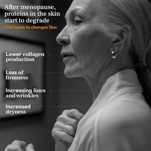 Vista 8 de Suero orgánico de vitamina C para manchas oscuras y piel menopáusica con ciruela Kakadu y suero de retinol orgánico para mujeres menopáusicas
