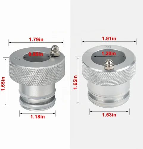 Vista 3 de 2 piezas de herramienta de grasa para rodamientos de rueda de 30 mm + 39 mm Compatible con Can Am Maverick X3/MAX Adecuada para rodamientos UTV ATV