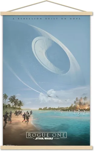 Vista 16 de Trends International Star Wars: Rogue One - Teaser Wall Poster, 14.725" x 22.375", Barnwood Framed Version