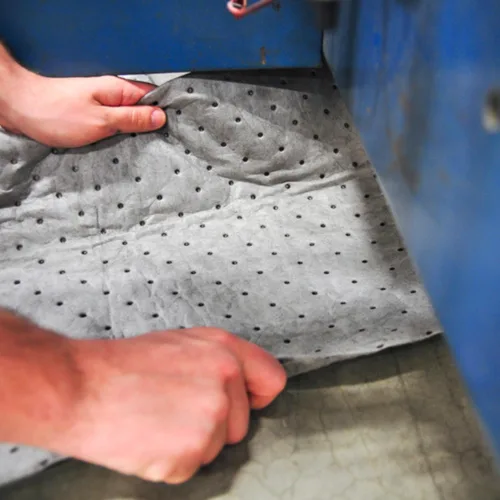 Vista 8 de Spilfyter Almohadillas absorbentes universales resistentes para tareas profesionales 13 x 10 pulgadas, tres capas 100 unidades Máxima