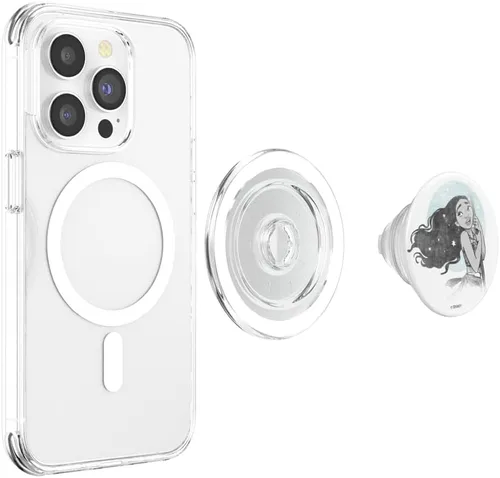 Vista 4 de Disney Moana Star Sketch Portrait PopSockets MagSafe PopGrip para iPhone