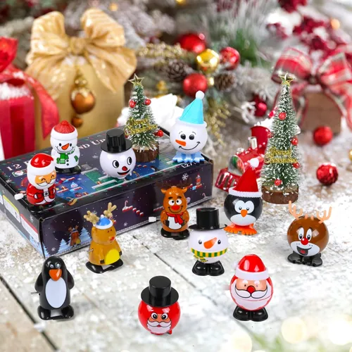 Vista 5 de LIHAO 12 juguetes de Navidad para niños, regalos de fiesta para niños, regalos para nietos Surtido