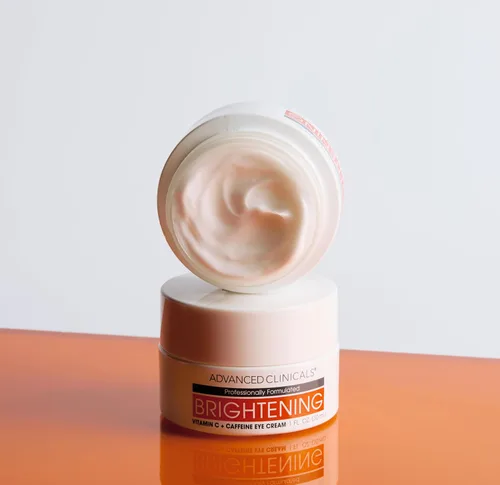 Vista 6 de Advanced Clinicals Bálsamo para Ojos con Vitamina C + Cafeína Crema Hidratante Facial Crema para Debajo de los Ojos para Mejorar la Apariencia