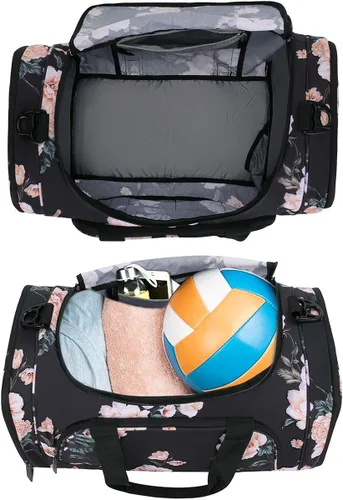 Vista 3 de MOSISO Bolsa deportiva de gimnasia con compartimento para zapatos
