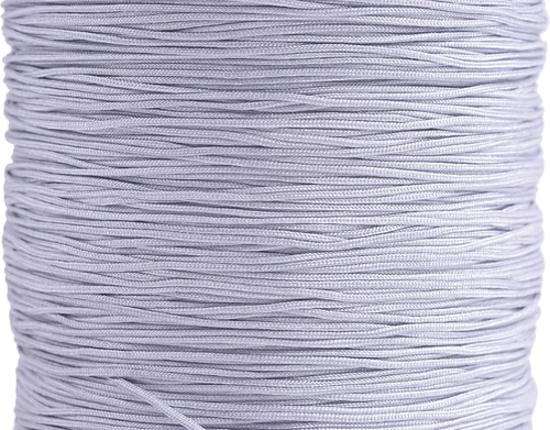 Vista 40 de KONMAY 1 rollo de cuerda de nailon de 150 yardas, trenzado de 0.016 in de nailon Shamballa Macramé/cordón de cuentas, cordón de nudo chino, cuerda
