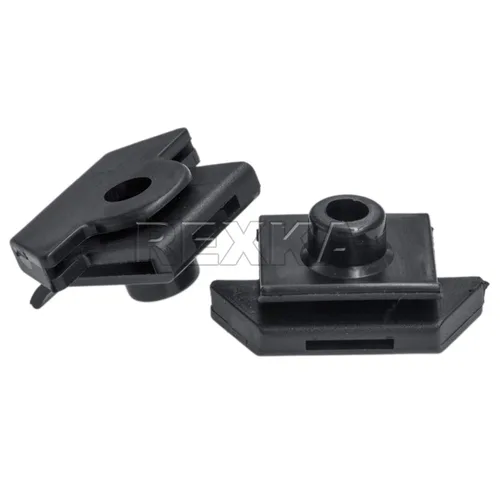 Vista 2 de Rexka 20 unids Fender Liner Splash Shield Retenedor Remache Clip U Tuerca 63848-D4001 para Nissan Infiniti Altima Armada Frontier Maxima Pathfinder