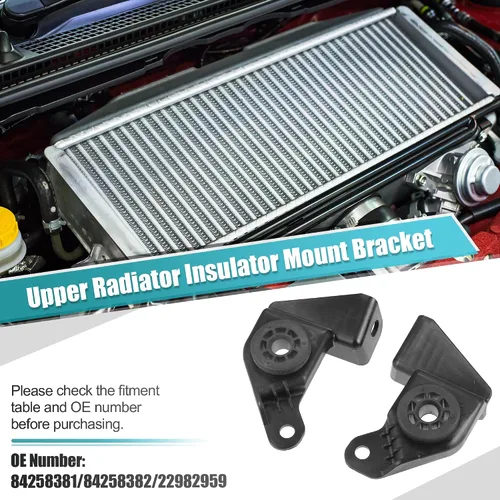 Vista 2 de X AUTOHAUX 2 piezas de soporte superior del radiador del lado del pasajero para Chevrolet Malibu 2016-2023 para Buick LaCrosse 2017-2019