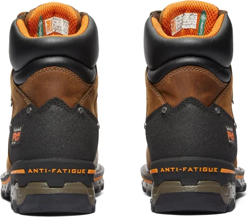 Vista 3 de Timberland PRO botas de trabajo para hombre Boondock de 6.0 pulgadas, con puntera suave, impermeables, industriales, Marrón