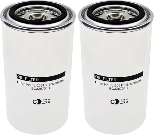 Vista 8 de Filtro de aceite FL2051S compatible con Ford F250 F350 F450 F550 F650 F750 Super Duty 6.7L Powerstroke Diesel V8 Engine, reemplaza BC3Z-6731-B PF67