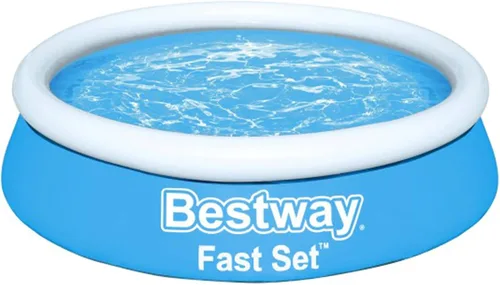Vista 11 de Bestway Fast Set - Piscina inflable redonda sobre el suelo de 6 x 20