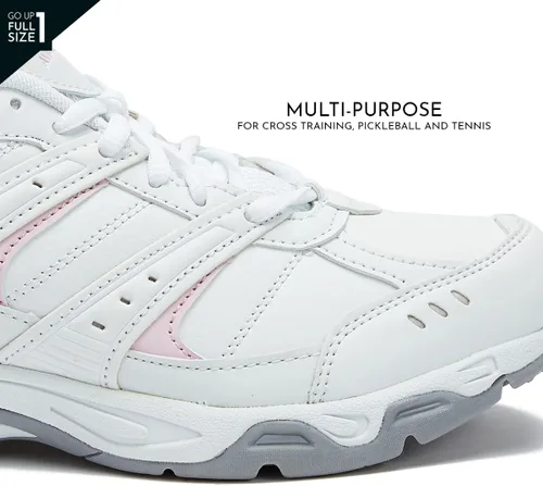 Vista 3 de Avia Verge - Tenis para mujer, para tenis, cancha, entrenamiento cruzado o pickleball para mujer, tenis clásicos negros o blancos con soporte
