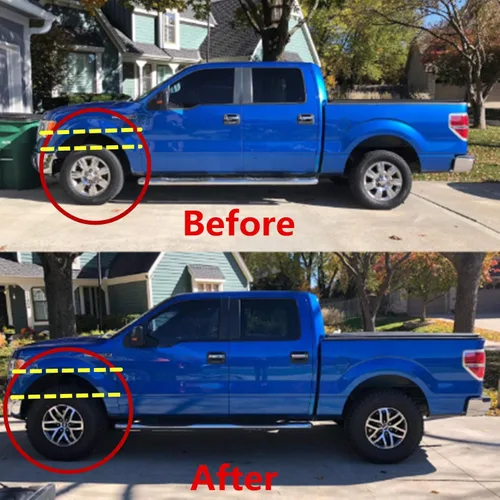 Vista 6 de Kit de elevación de nivelación delantero espaciadores de puntal compatibles para Ford F150 2004-2023 Ford Expedition 2003-2017 Lincoln Mark LT