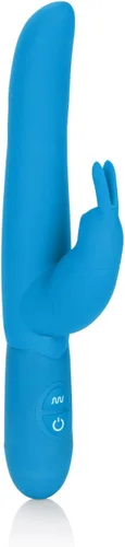 Vista 2 de CalExotics Posh - Conejito de silicona de 10 funciones, azul (SE-4540-10-3)