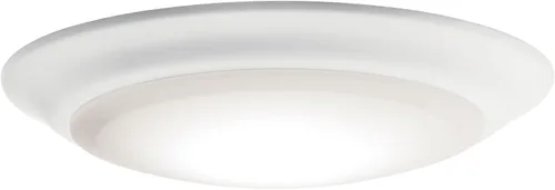 Vista 12 de Kichler 43846WHLED30 - Lámpara LED de montaje empotrado, color blanco, 3000 K, 43846WHLED30 7.5” Ceiling Flush Mount Wet Rated Interior Dimmable