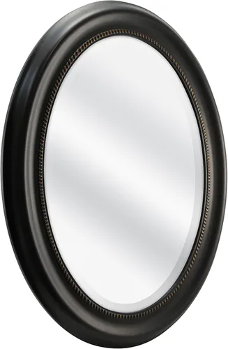 Vista 2 de MCS ovalados de plata, Beaded Espejo de pared, 21-Inch by 31-inch