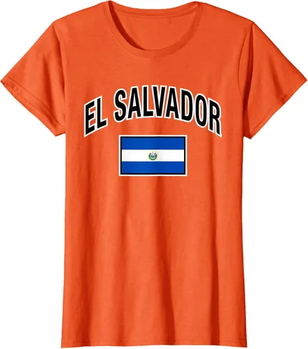 Vista 43 de Camiseta salvadoreña Orgullosa Bandera de El Salvador, Negro
