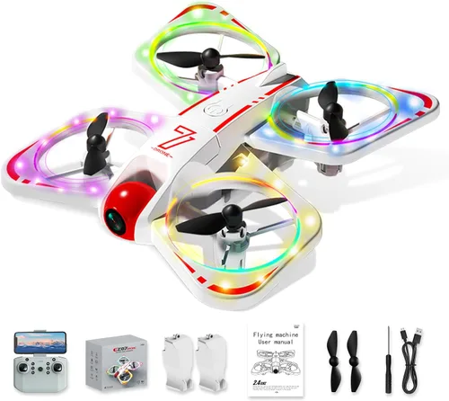 Vista 8 de A ALPHA Mini dron para niños, juguete volador controlado por gestos y aviones RC con control remoto, diversión en interiores y exteriores para niños