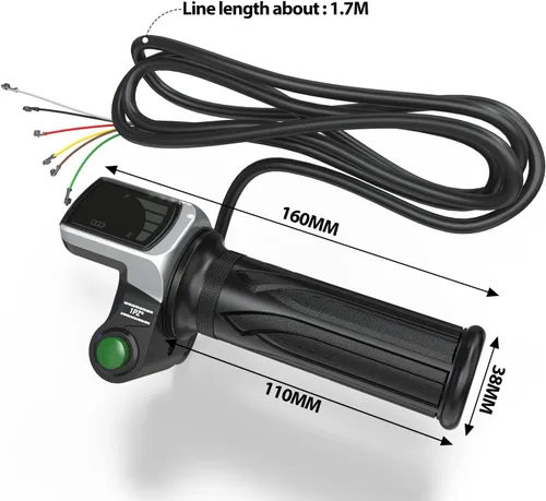 Vista 2 de 1PZ Acelerador eléctrico de la torsión de la bici de 36V con la prenda