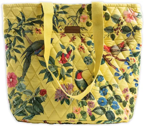 Vista 16 de Bolsas de compras Maison d' Hermine Bolsa de lona acolchada con bolsillos con cremallera Bolso pequeño reutilizable Bolsa de comestibles