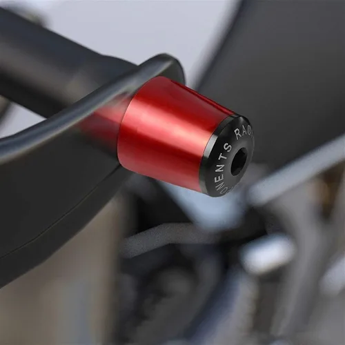 Vista 2 de Para Yamaha V-max 1700 2009-2016 2010 2012 2013 2014 Accesorios de motocicleta 7/8 "22MM Agarraderas de mano Agarraderas Manillar Bar End Cap Grips