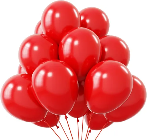 Vista 9 de KBZVNAF Globos negros de látex para fiesta, paquete de 50 globos de helio negro mate de 12 pulgadas para decoración de bodas, graduaciones, baby